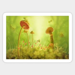 Woodland magic Sticker